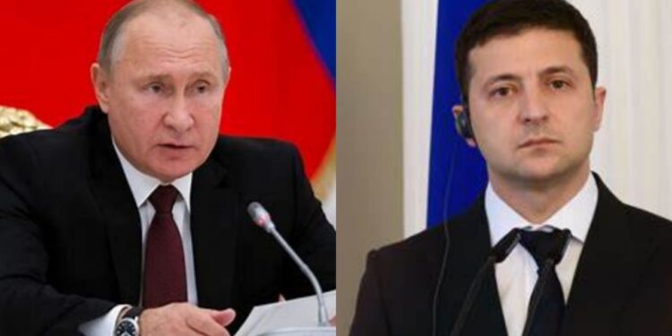 Zelenski Nd Vladimir Putin