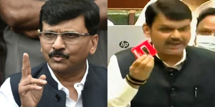 Devendra fadnavis Ans sanjay raut