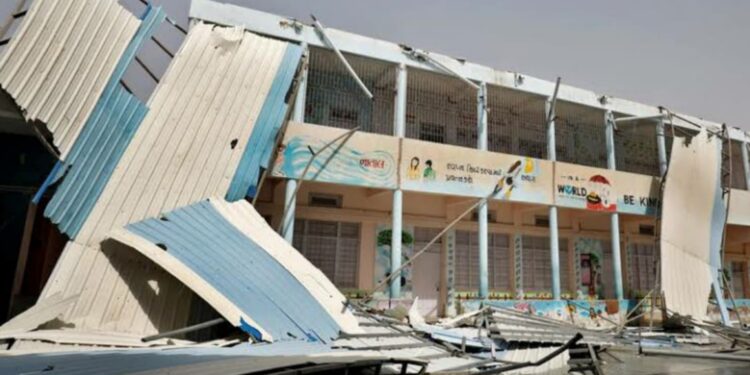 schools damaged due to taukte cyclone