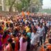 Shivsainik Protest Against Rana Couple