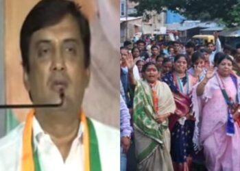 Womnes Protest After Dhananjay Mahadik's controversial statement about women