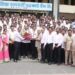 Kolhapur District Bank staff felicitated Hasan Mushrif for its high gross profit