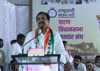 Jayant Patil reviewed Patan Assembly constituency in Satara