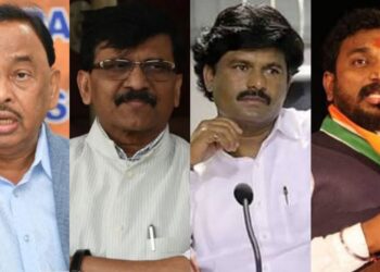Narayan rane , Sanjay Raut, Gopichand Padalkar, Amol Mitkari