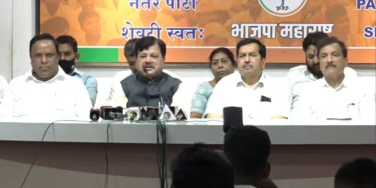 BJP press Conference on shivsena FIghts with Rana Couple