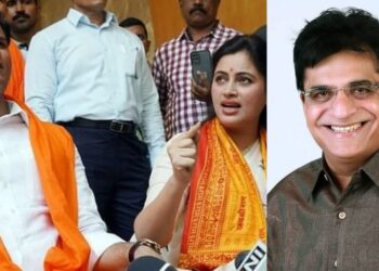 Tulsidas Bhoite Vha abhivyakt on Rana Couple And kirit somaiya