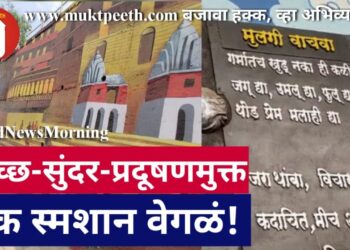 स्वच्छ-सुंदर- प्रदूषणमुक्त एक स्मशान वेगळं!