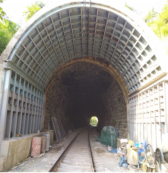 Ghat section. tunnel