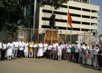 Rashtra Seva Dal protest against Creating hatred in the society