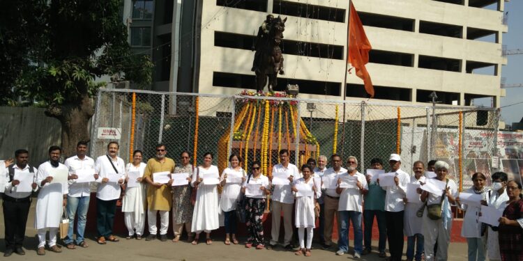 Rashtra Seva Dal protest against Creating hatred in the society