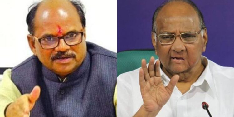 Anil Bonde And Sharad Pawar