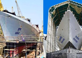 INS UDAYGIRI AND INS SURAT