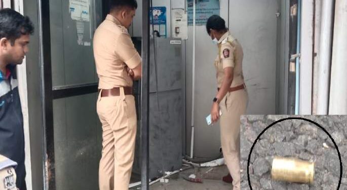 theft of ATM machine by firing in Sangli district