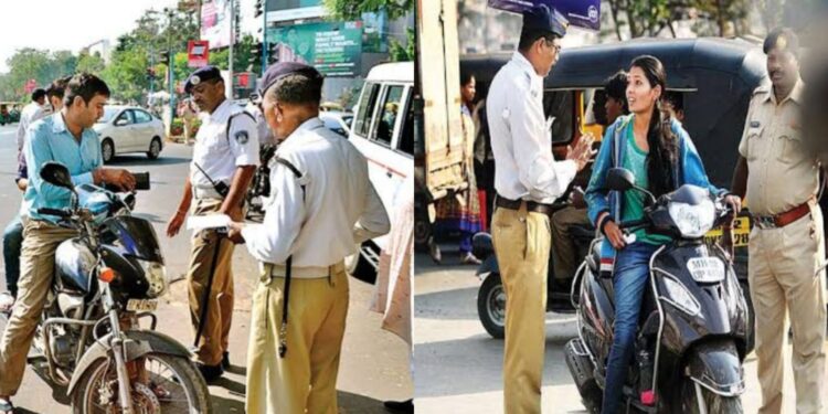 Shambhuraj Desai took note of fines from the traffic police