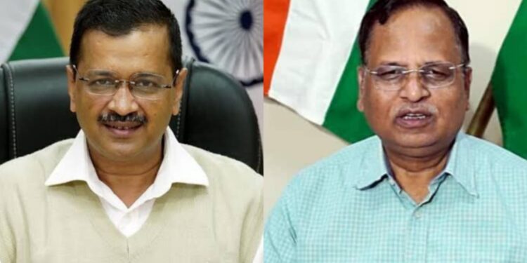 Arvind Kejriwal And Satyendra Jain
