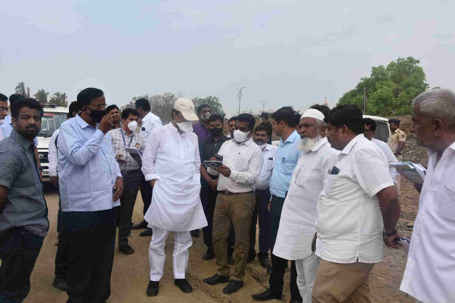 Ajit Pawar inspects development works in Baramati