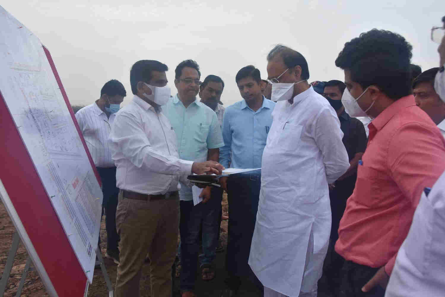 Ajit Pawar inspects development works in Baramati