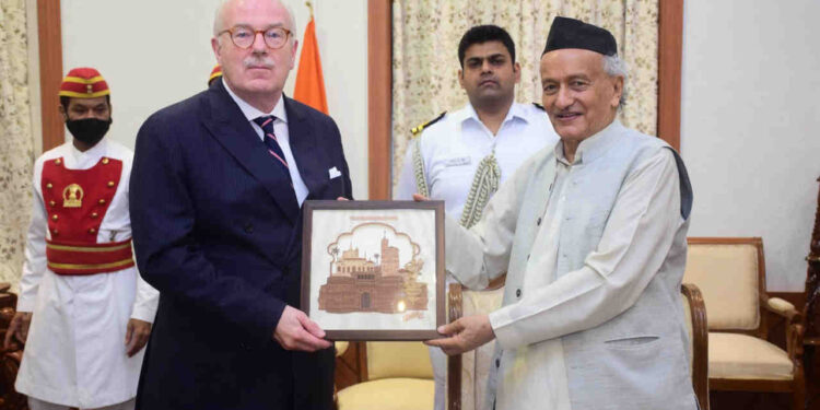 Ambassador of Iceland to India Gudni Bragason met Governor 1