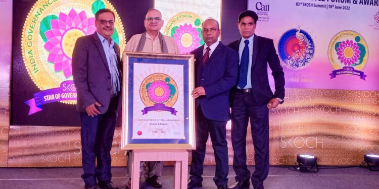 Maharashtra received ‘Star of Governance-Scotch Award’ for energy sector