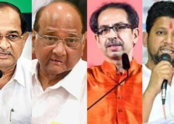 Sujay Vikhe Patil, sharad pawar , uddhav thackeray , and Radha Krishna Vikhe Patil