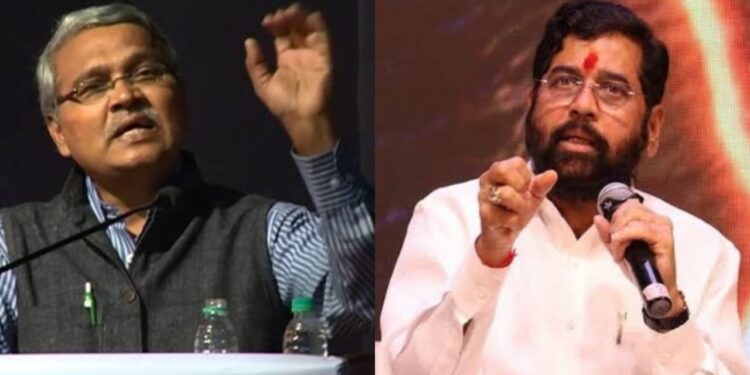 Prof hari narke And Eknath Shinde