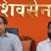 उद्धव ठाकरे एकनाथ शिंदे
