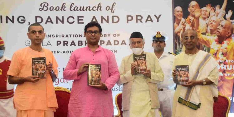 Maharashtra Governor releases biography of ISKCON Founder Srila Prabhupada