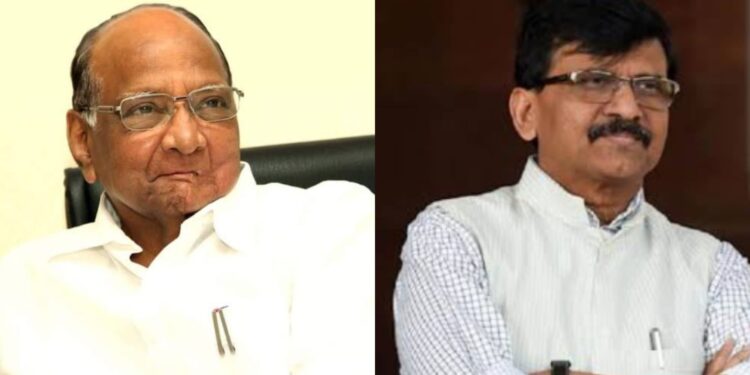 Sanjay Raut And Sharad pawar