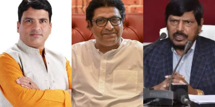 आशिष जयस्वाल, राज ठाकरे रामदास आठवले