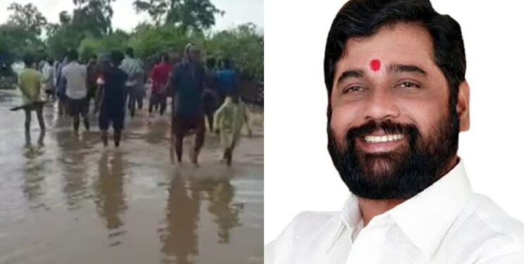 Cm Eknath Shinde will visit Gadchiroli flood-hit areas