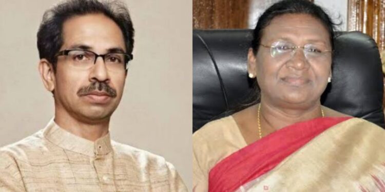 Uddhav Thackeray And draupadi Murmu