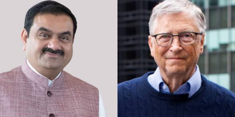 Bill Gates And Gautam Adani