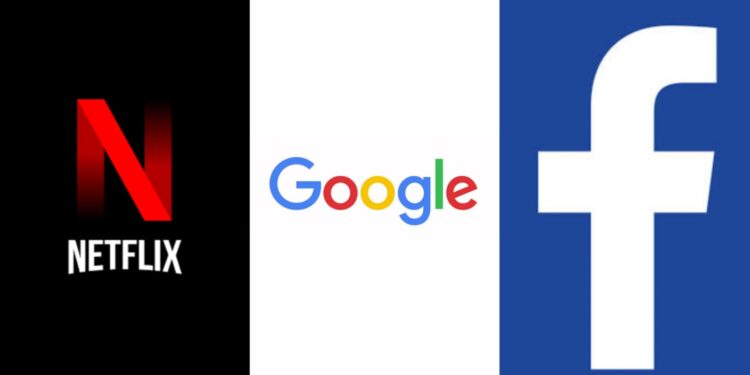 Netflix google facebook