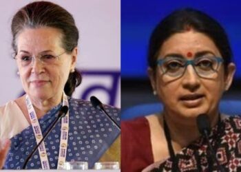 Smruti Irani And Sonia Gandhi