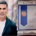 Akshay kumar Awarded with Samman Patra