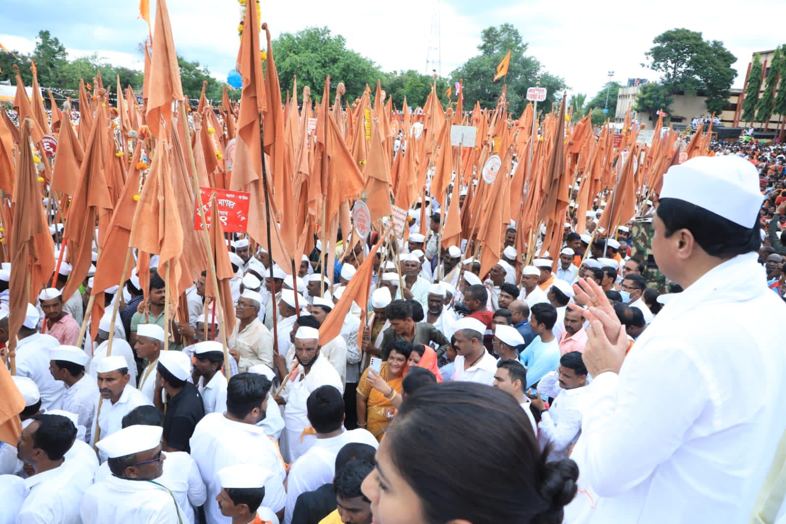 Nana Patole In Tukaram maharaj palkhi