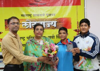 Shravani of Kolhapur won a silver medal in the Asian Championship