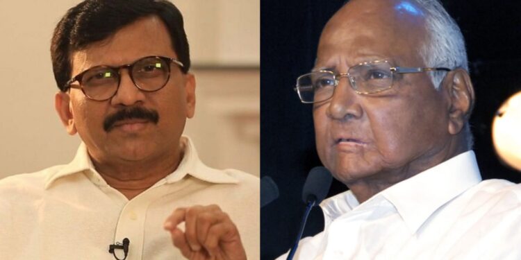 Sanjay Raut and Sharad Pawar