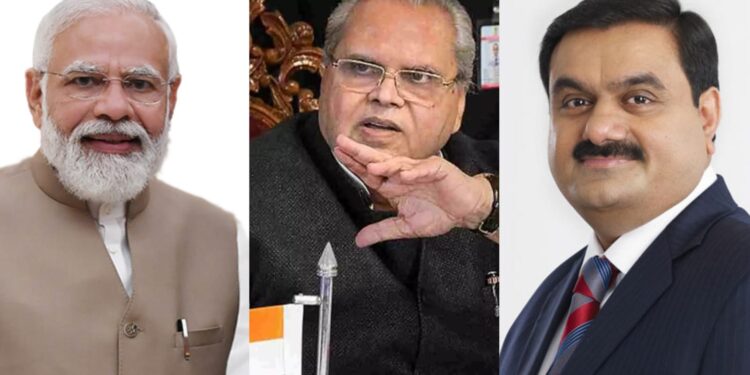 Satyapal Malik on Pm Modi Friend Adani