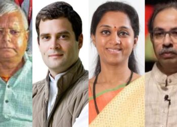 lalu prasad Yadav, Rahul gandhi , Supriya Sule And Uddhav Thackeray