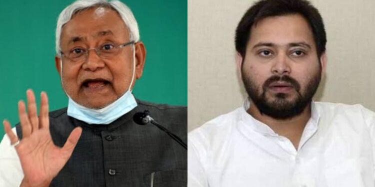 Tejasvi yadav And Nitish Kumar