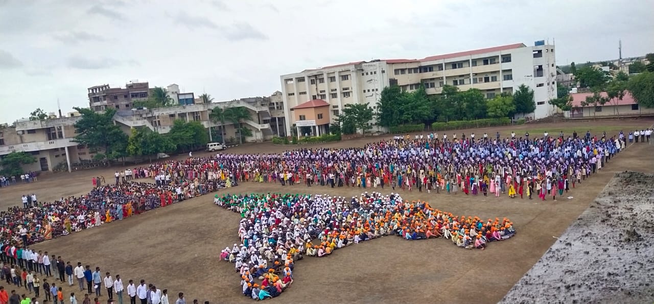 national anthem program was organized In Atpadi school