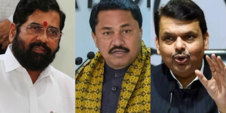 Nana Patole EKnath Shinde And Devendra Fadnavis