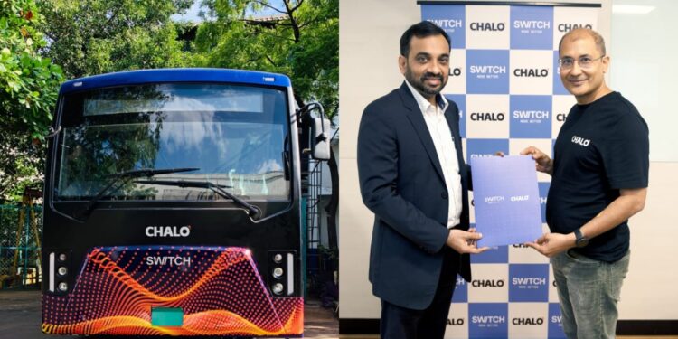 collaboration between Switch Mobility And chalo