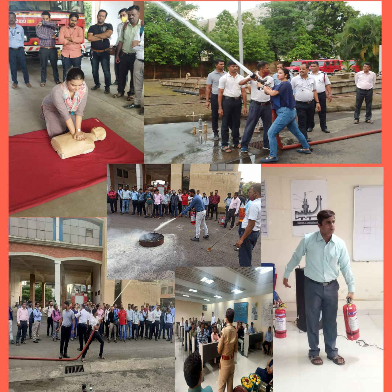 CDF and MIDC Disaster management training for workers