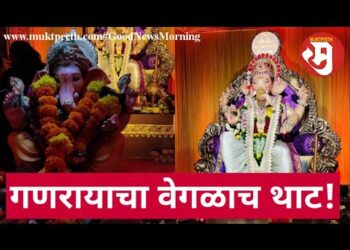डीएन नगर सार्वजनिक गणेशोत्सव मंडळात श्री गणरायाचा वेगळाच थाट!