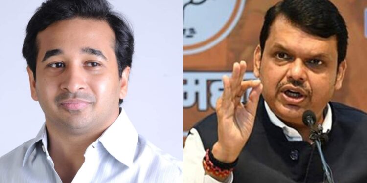 Devendra Fadanvis and nitesh rane
