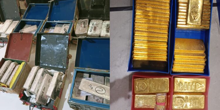 ED sezied gold and silver