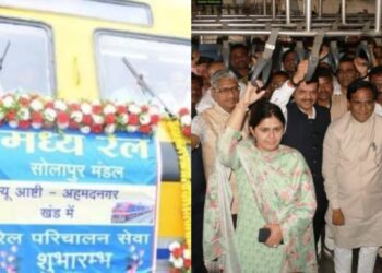 Ganesh Golekar on ashti railway line