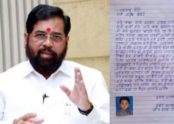 farmers child letter to CM Eknath Shinde for subsidy to make Diwali sweeter